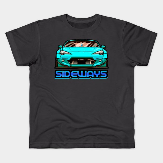 Sideways Kids T-Shirt by VM04